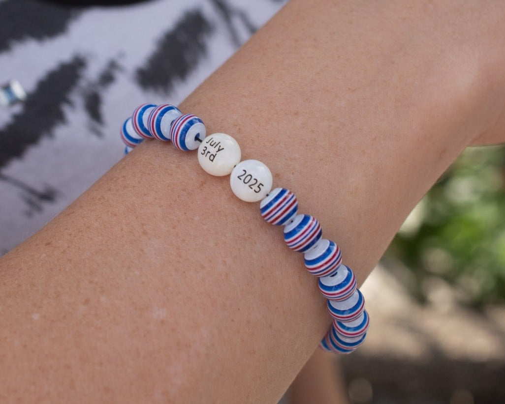 Baby on the Way Bracelet with Personalized Due Date