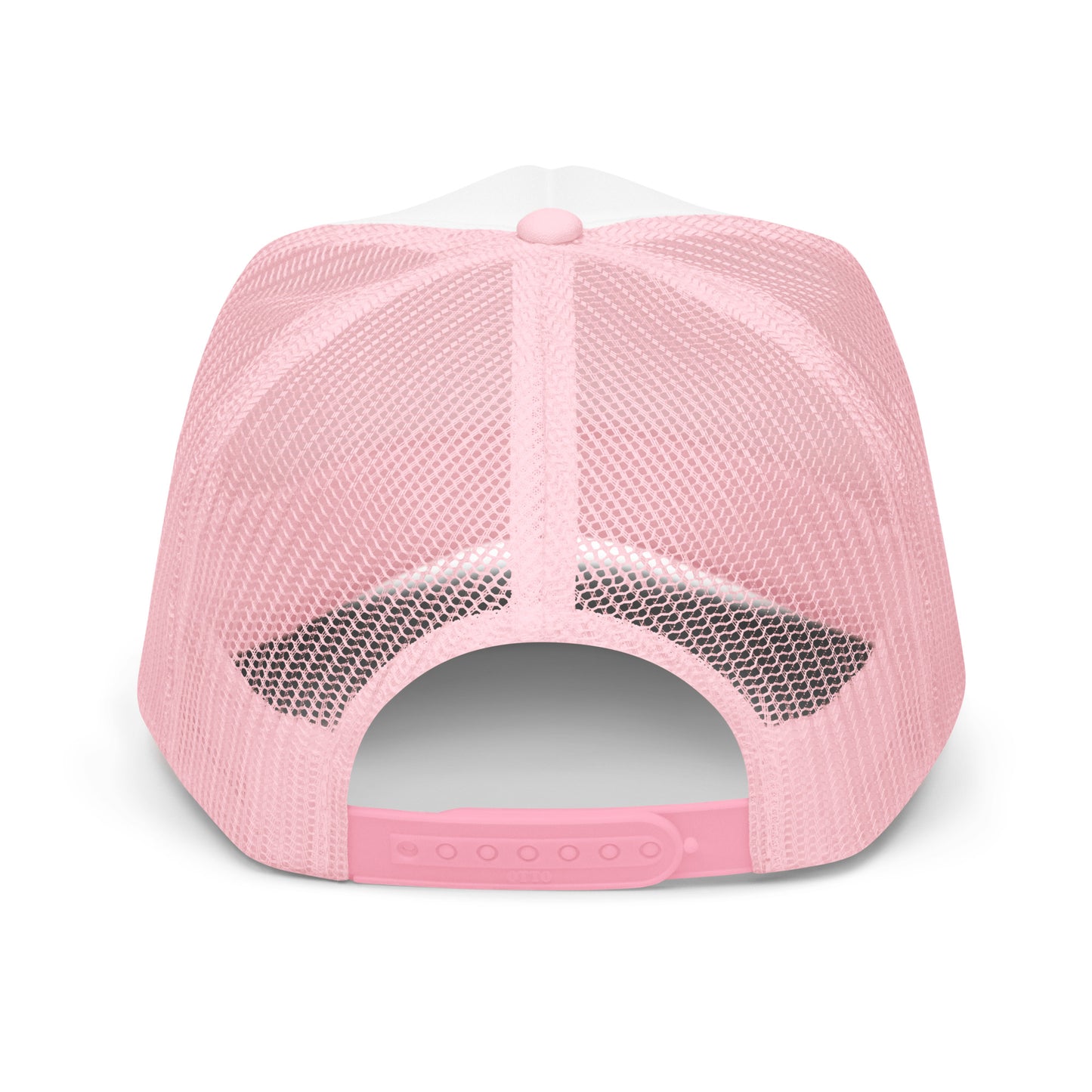 Baby on the Way Trucker Hat with Personalized Due Date in Pink