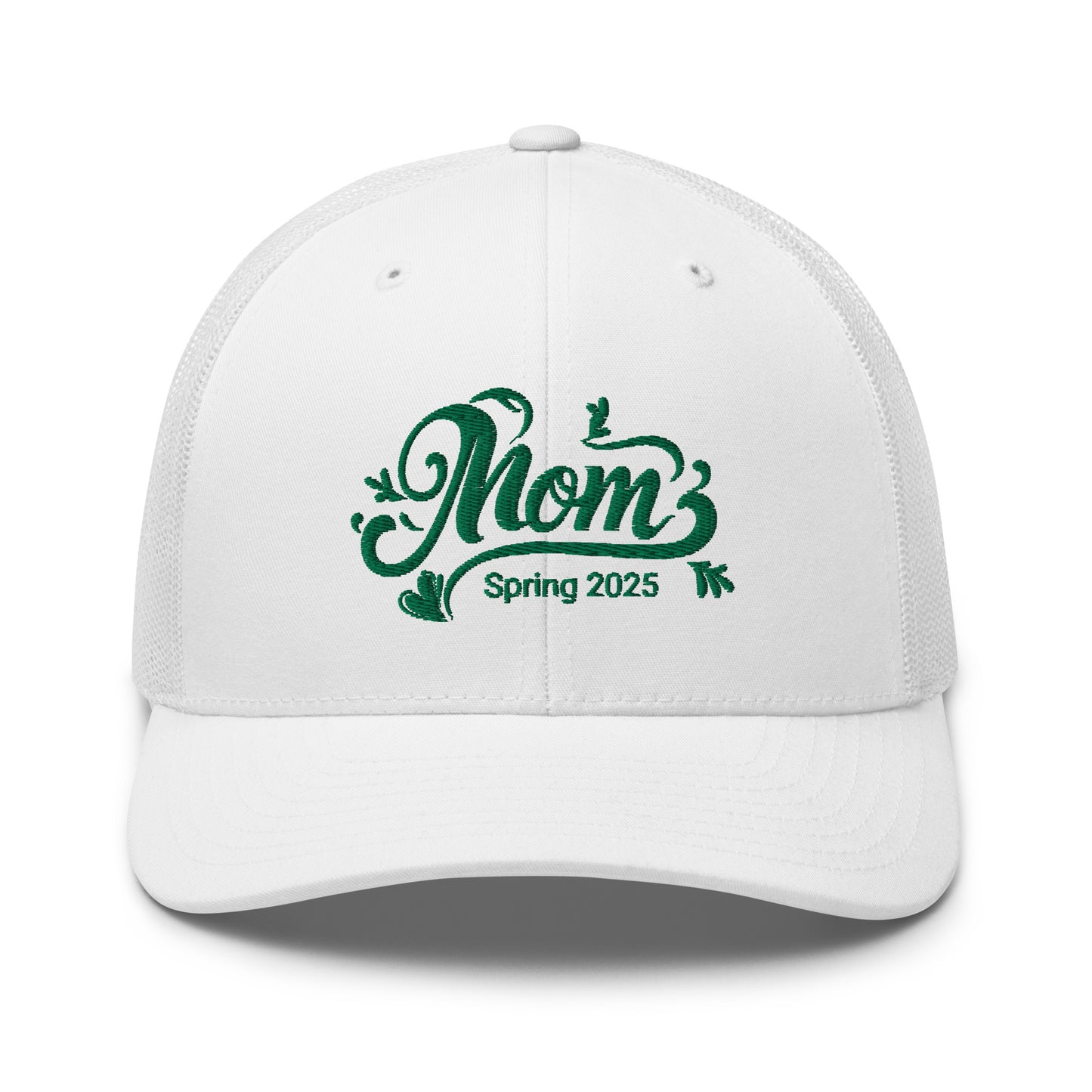 Mom to Be Hat with Personalized Due Date in Kerry Green