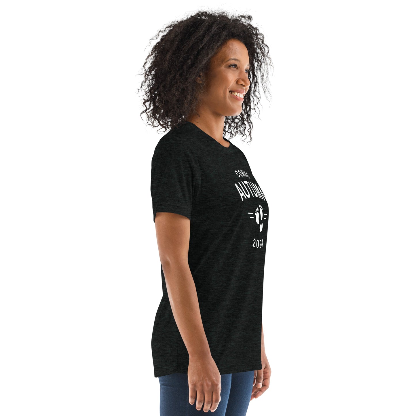 Baby on the Way Tee with Seasonal Due Date in Charcoal Black