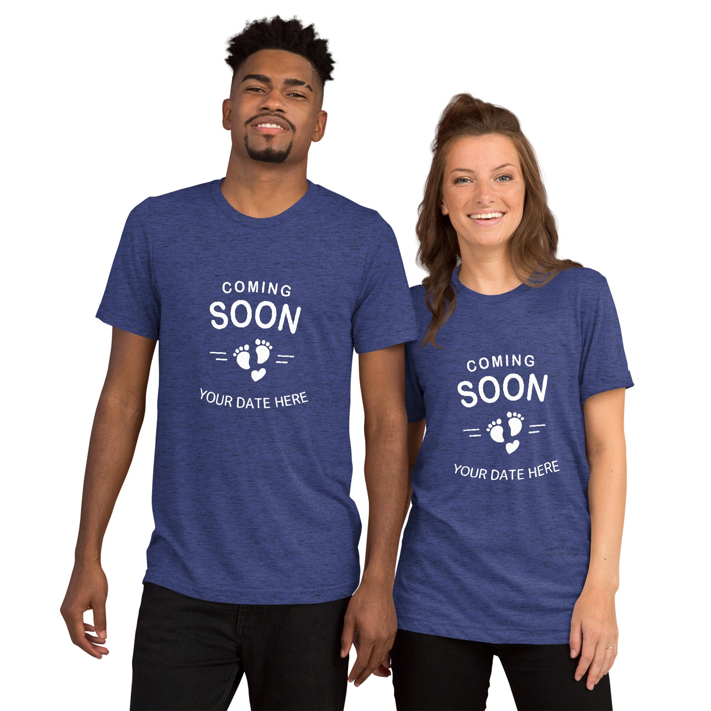 Baby Coming Soon Tee with Personalized Due Date